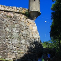 Tower of the fortress in the northwest corner of the island